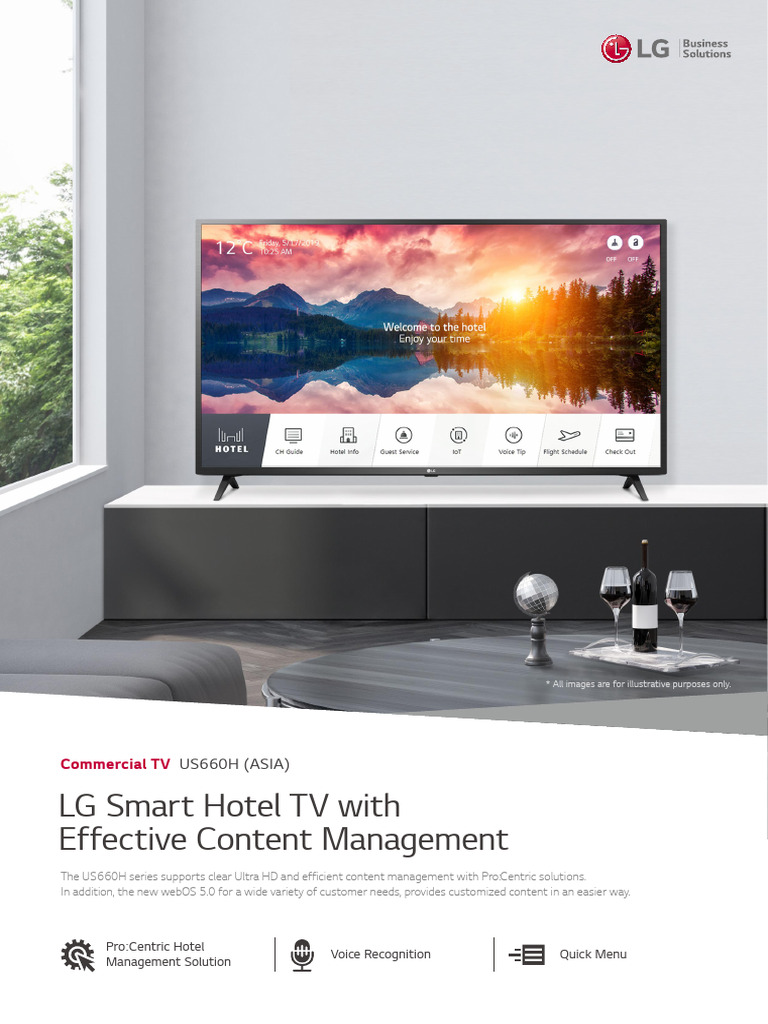 US660H ASIA Datasheet Low LG Commercial TV 200522 PDF 