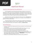 Super Coach Manual