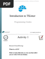 01 Introduction To TKinter - Windows, Labels, Entry Boxes, Buttons and Text Boxes