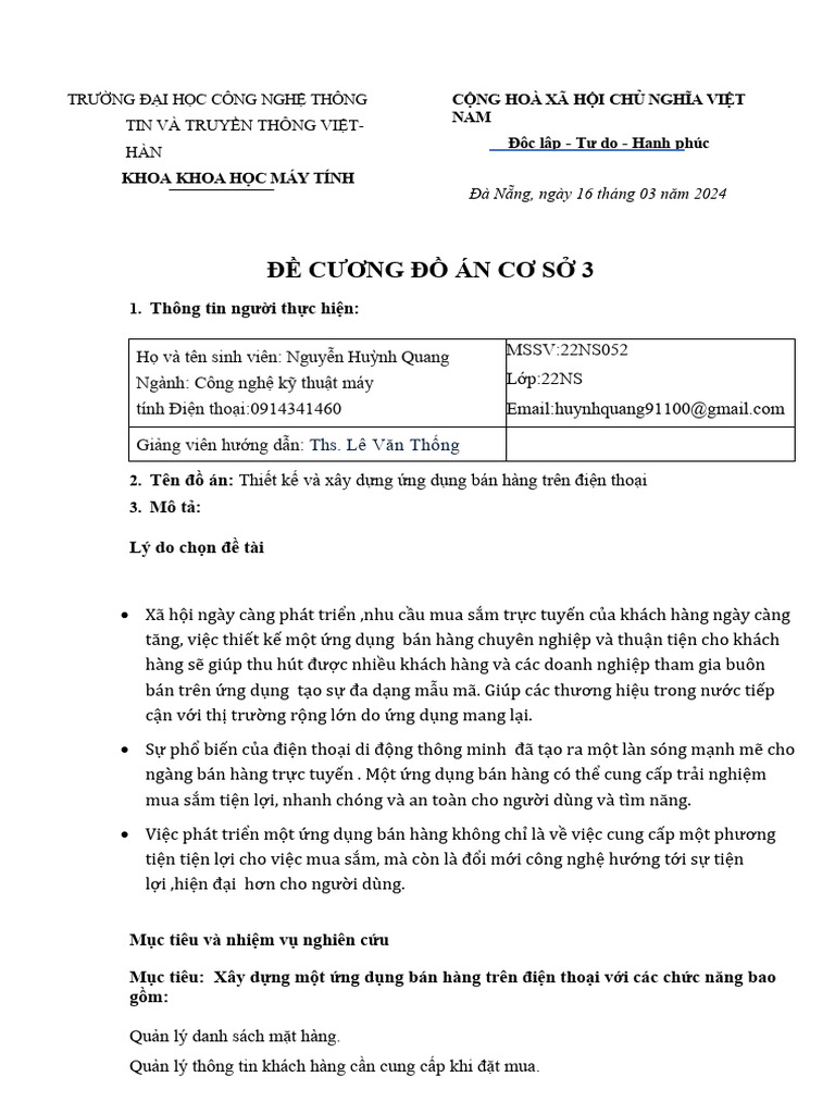 De Cuong Doan It 3 | PDF