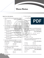 Waves Motion - PYQ Practice Sheet