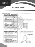 Rotational Motion - PYQ Practice Sheet