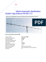 AIS 162MHz - Yagi Antenna PA162 Tech Specs