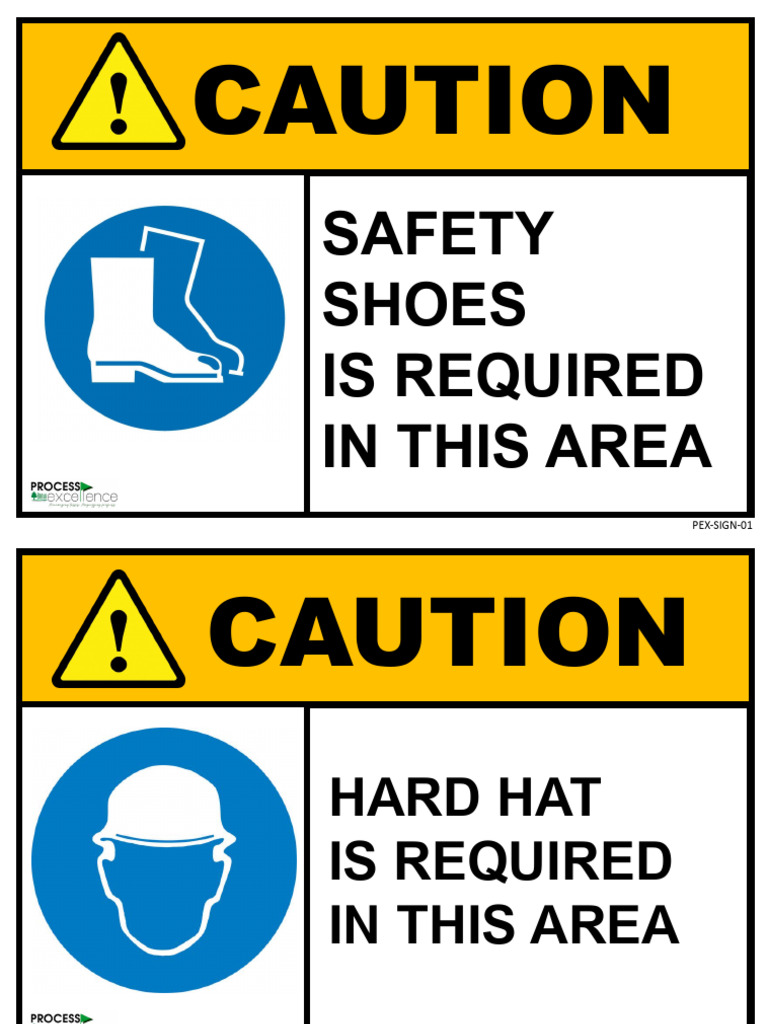 Required Safety Signs and Guidelines | PDF | Safety