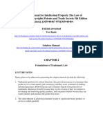 Solution Manual For Intellectual Property The Law of Bouchoux 1305948467 9781305948464