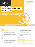 State Budget Declaration For 2022-2024 - F