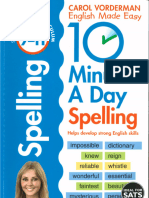 10 Minutes A Day Spelling