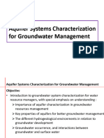 Aquifer Systems Characterization For Groundwater Management