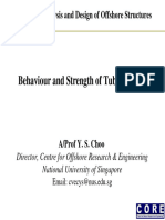 Behaviour and Strength of Tubular Joints - 4apr05