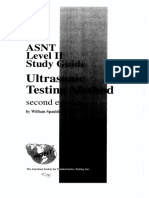 ASNT Level II Study Guide Ultrasonic Testing Method 2nd Ed October 2002