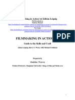 Filmmaking in Action 1St Edition Leipzig Solutions Manual Full Chapter PDF