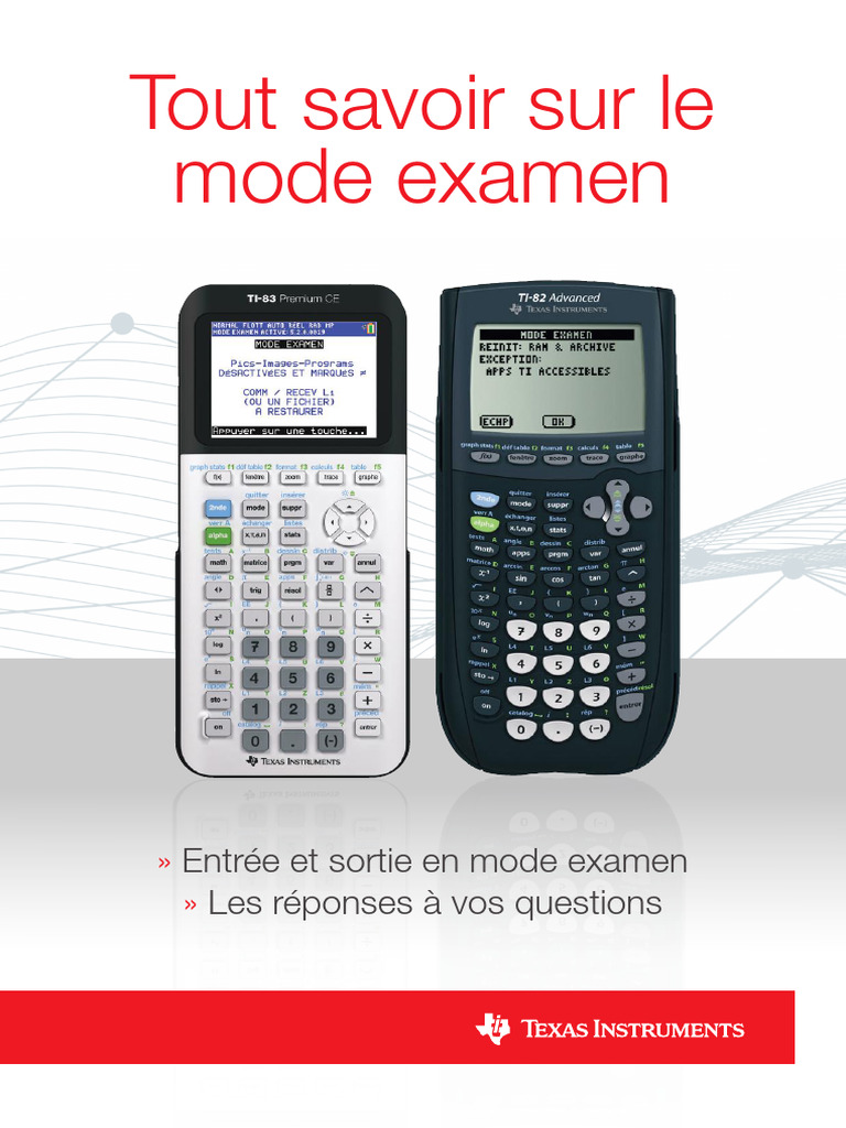Test de la calculatrice graphique Texas Instruments TI-NSPIRE CX II-T