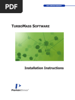 TurboMass Software Installation Instructions (09931046A)