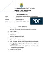 Sfesifikasi Tekhnik Bangunan Kantor Uptd