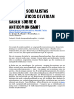 O QUE OS SOCIALISTAS DEMOCRÁTICOS DEVERIAM SABER SOBRE O ANTICOMUNISMO - Por Kristen R. Ghodsee em Jacobin Magazine