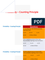 Probability - Counting Principle