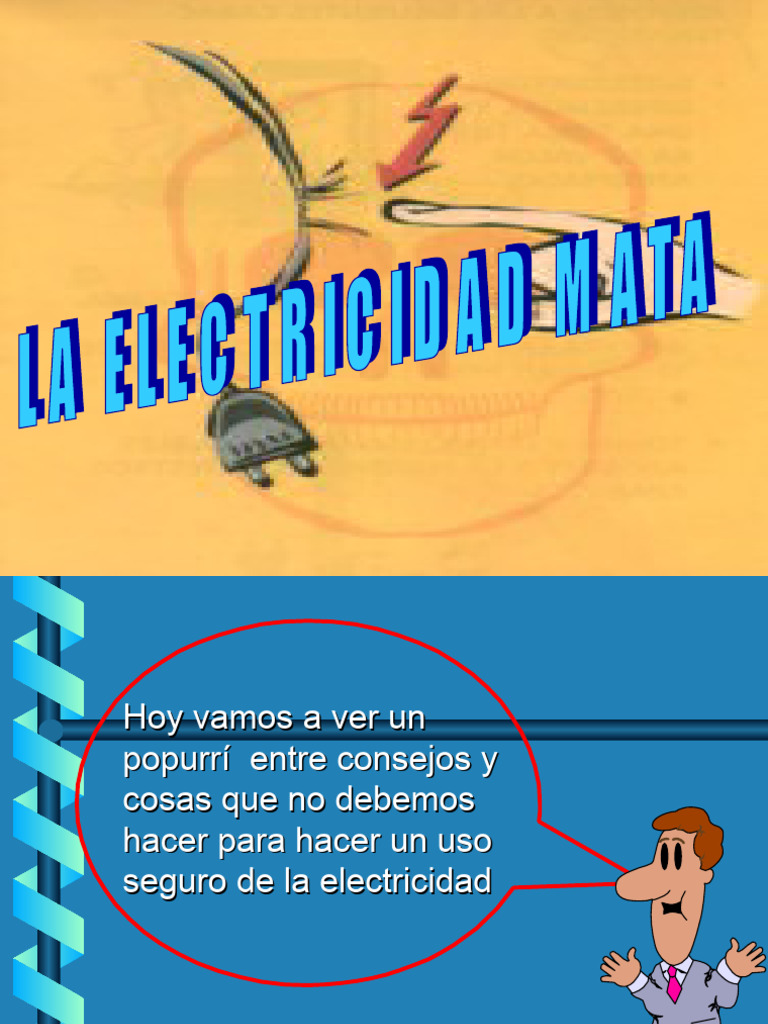 Consejos para Uso Seguro de Electricidad | PDF | Equipo eléctrico ...