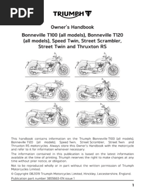 Triumph Service Manual 1-10 | PDF