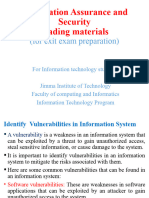 Information Security Material For Exit Exam (IT)