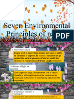 Seven Environmental Principles of Nature