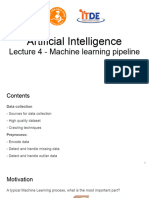 Lecture 4 - Machine Learning Pipeline