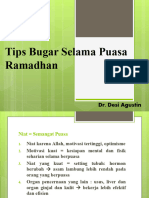 Tips Bugar Puasa