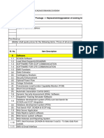 03-Volume-III - Schedule-I-Unpriced BOQ 1st - Stage