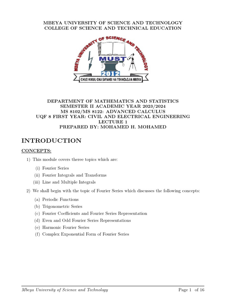 advanced-calculus-introduction-pdf-fourier-series-trigonometric