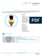 Sensata p4055 Pressure Transducer Datasheet