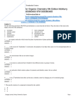 Organic Chemistry 9Th Edition Mcmurry Test Bank Full Chapter PDF