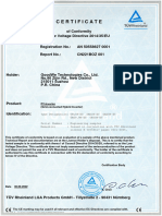Certificat LVD EN