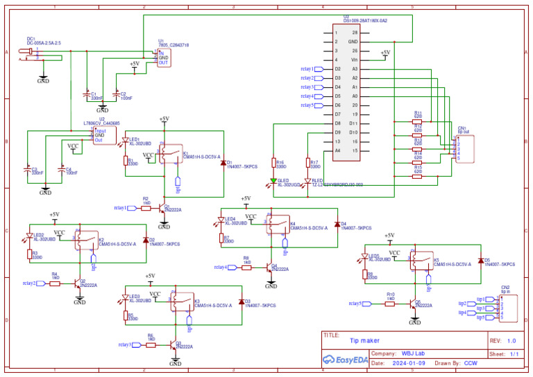 Circuit Design for WBJ Lab Project | PDF