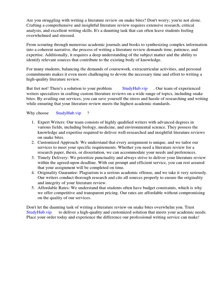 Literature review on snake bite pdf snake venomous snakes