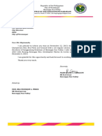 Letter of Office Assumption (DIANE)
