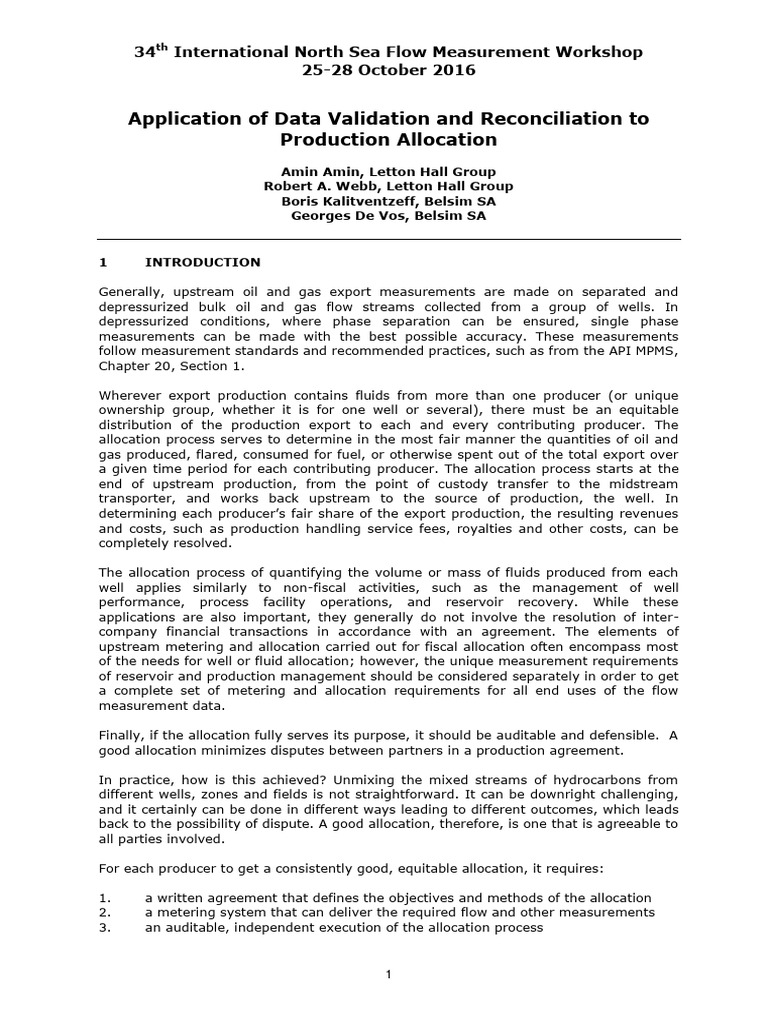 2016 10 application of data validation and reconciliation to production