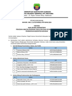 PENGUMUMAN HASIL SELEKSI ADMINISTRASI - KAIMANA (PDF - Io)