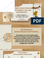 Konsep Komunikasi Nonverbal Dalam Konseling: Dosen Pengampu: Nur Wisma, S.Pd.I, M.PD