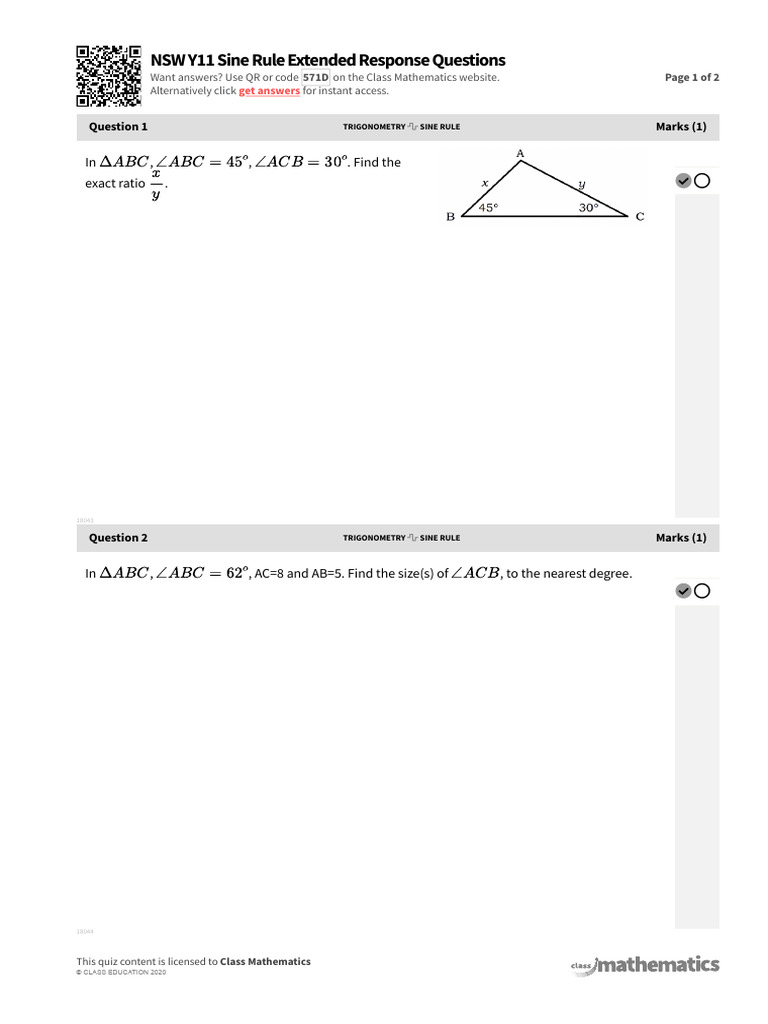 sine-rule-pdf-trigonometry-classical-geometry