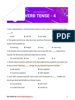 Bài Tập Tenses 4