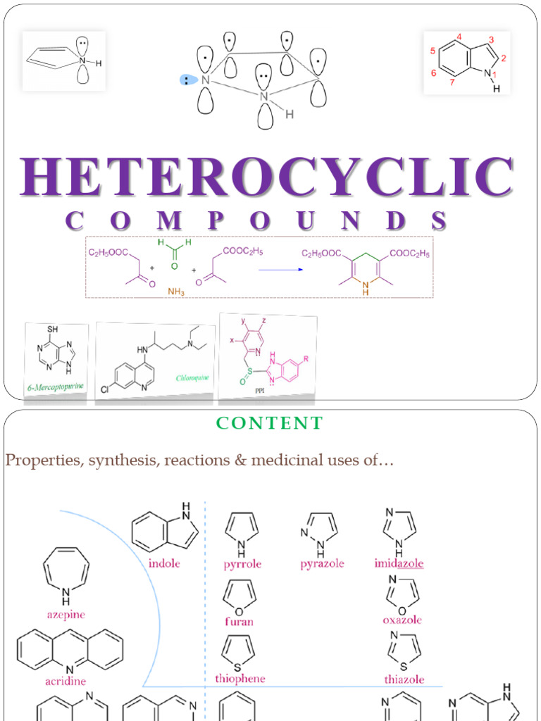 NEW HETEROCYCLIC CHEMISTRY | PDF | Pyridine | Chemical Reactions