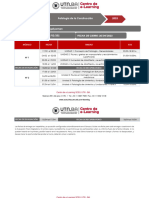 Cronograma Curso 2023-1