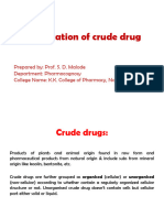 SY - Pcog I - Classification of Crude Drug