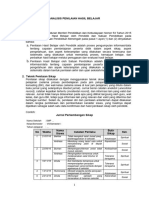 Analisis Penilaian Hasil Belajar