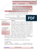 Development and Validation of Stability Indicating Method For The Simultaneous Estimation of Saxagliptin Hydrochloride and Dapagliflozin Using RPHPLC Method in Tablet Dosage Form