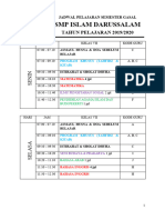 Jadwal Pelajaran Sid