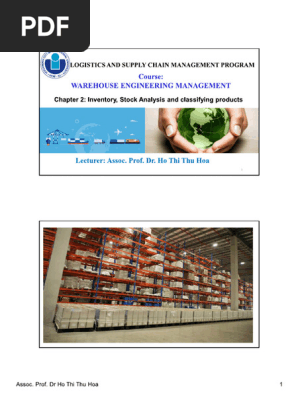 Chapter 2 - Inventory, Stock Analysis and Classifying Products