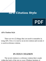 APA Citation Style