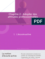 Adopter Des Atittudes Professionnelles (Chapitre 2 - GPME)