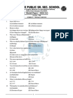 8th S.S. Model Paper