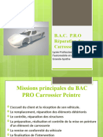Presentation Bac Pro Carrosserie